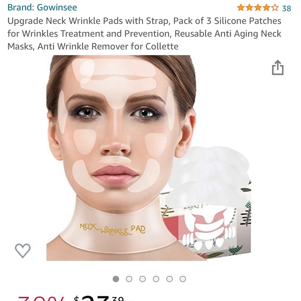 Upgrade Neck Wrinkle Pads with Strap